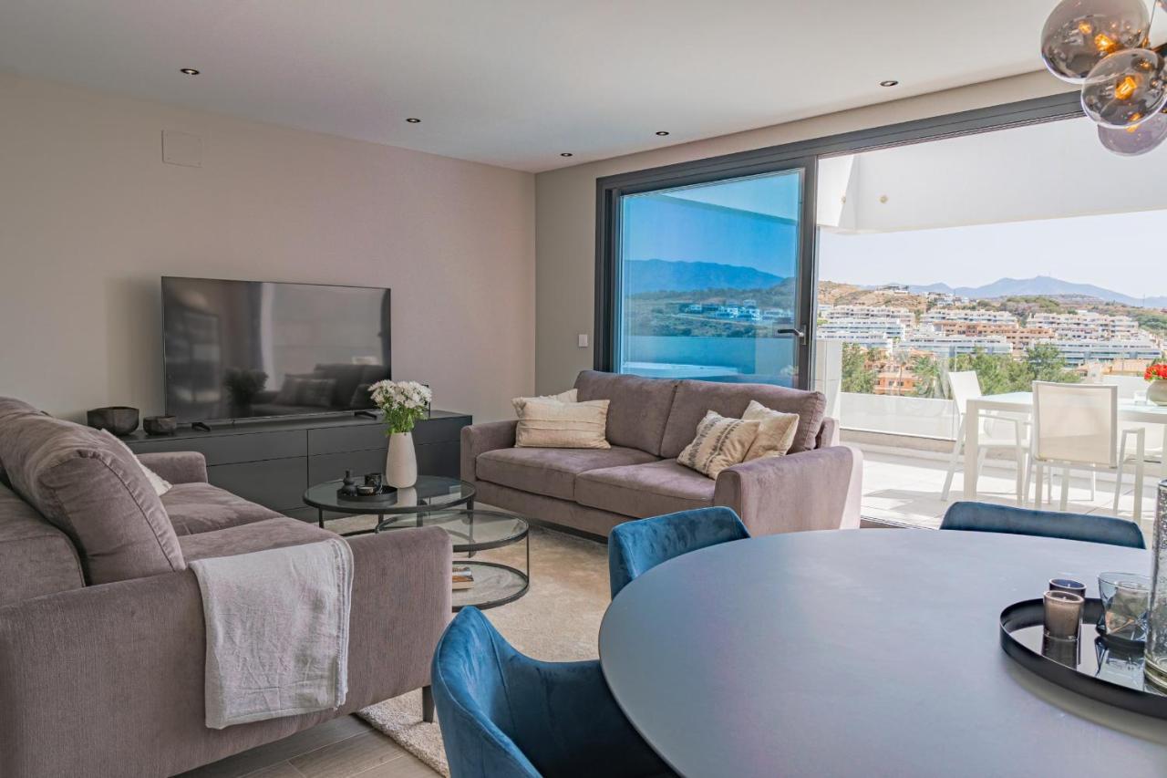 Magnificent Frontline Golf Penthouse In Navigolf La Cala De Mijas Apartment Luaran gambar